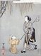 Japan: A young woman and a child catching crickets. Suzuki Harunobu (1724-1770)